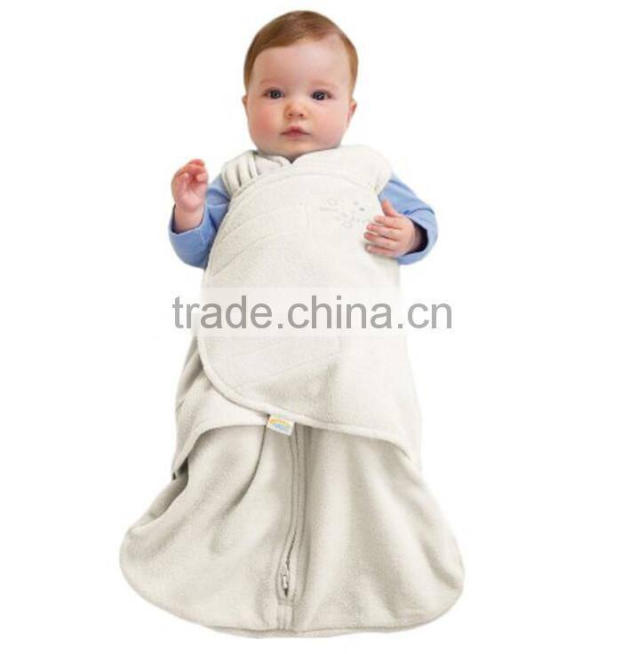 Sleeping Baby Fleece Swaddle Newborn Blanket Adjustable Infant Wrap