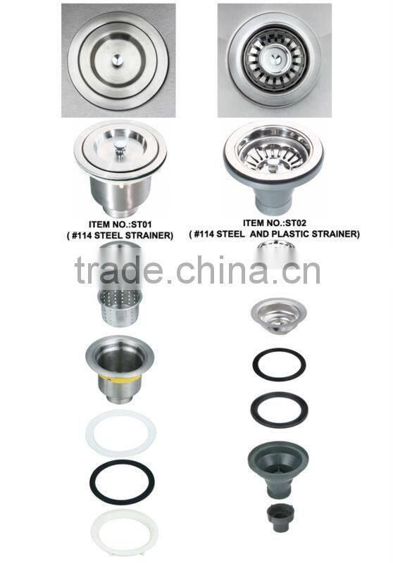 Guangdong Factory stainless steel big single bowl kitchen tensile sink for restaurant, bathroom and kitchen - 8047A