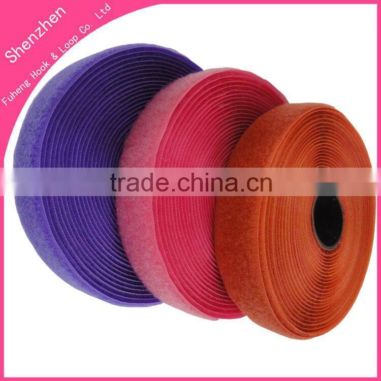 Durable royal blue hook loop tape