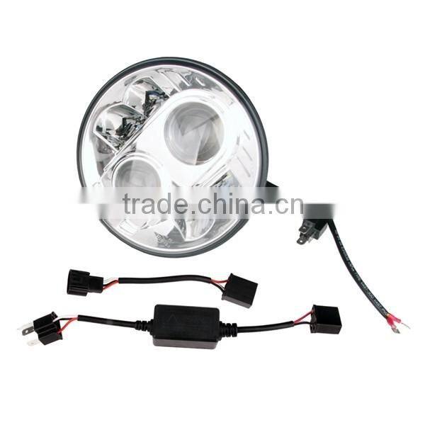 2015 Factory wholesale 7" led headlight for motorcycle and jeep