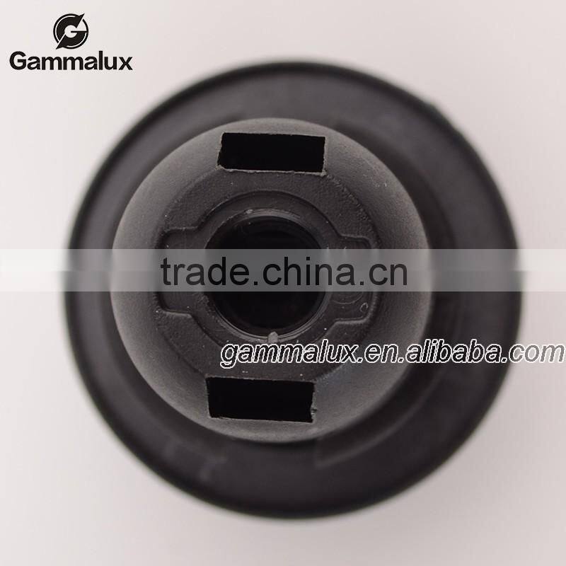 Black Color E14 Plastic Smooth Lamp Holders