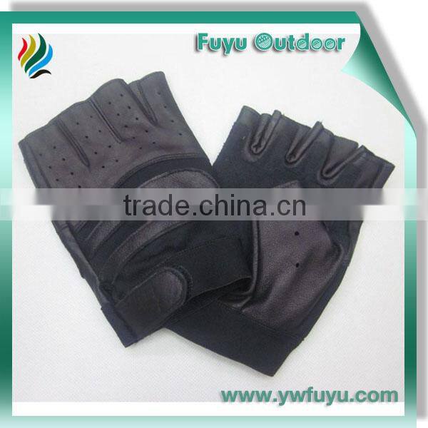 half finger police gloves