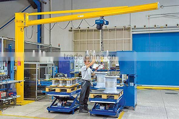 250kg lifting capacity demag slewing jib cranes