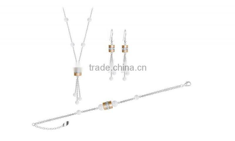 Fishbone Design European Style Jewelry Sets for Young Girls 2016 Coolman Jewelry