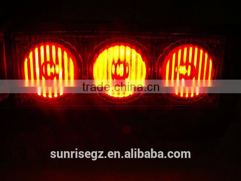 Emergency Vehicle LED Traffic Advisor Strobe Light bar, LED Directional Warning Strobe Light Bar(SR-DL-166-3)1W Top Bright LED