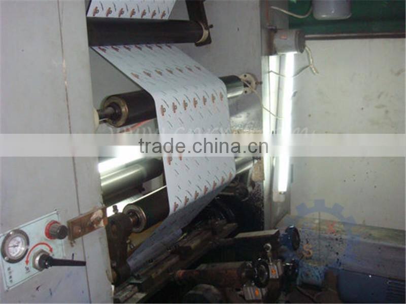 Rotogravure printing machine for foil
