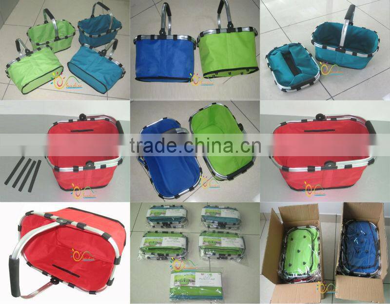 Outdoor folding laundry basket&bag with different colors