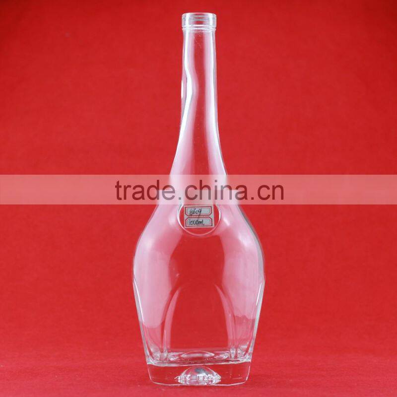 High reach ball shape wine bottles jar shape liquor bottle Clown shape 1 litter bottles