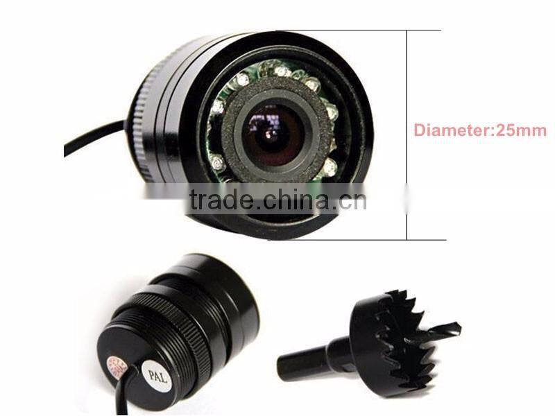 Best selling 25mm drilling type small hidden camera for cars