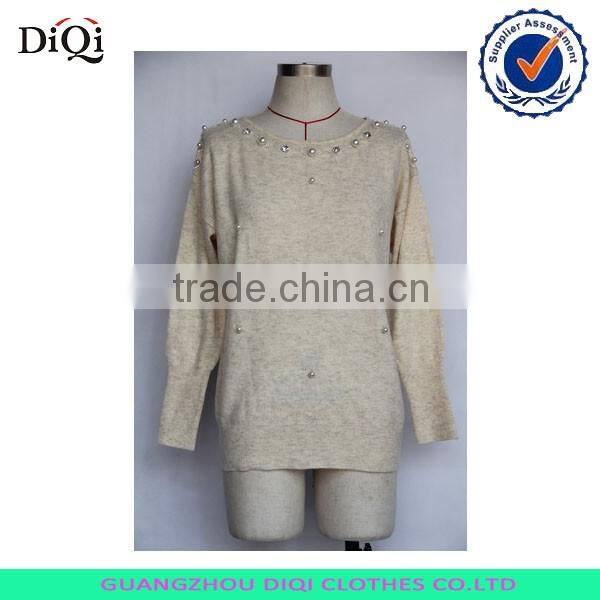 fashion sweater knitting models printed knitwear for women