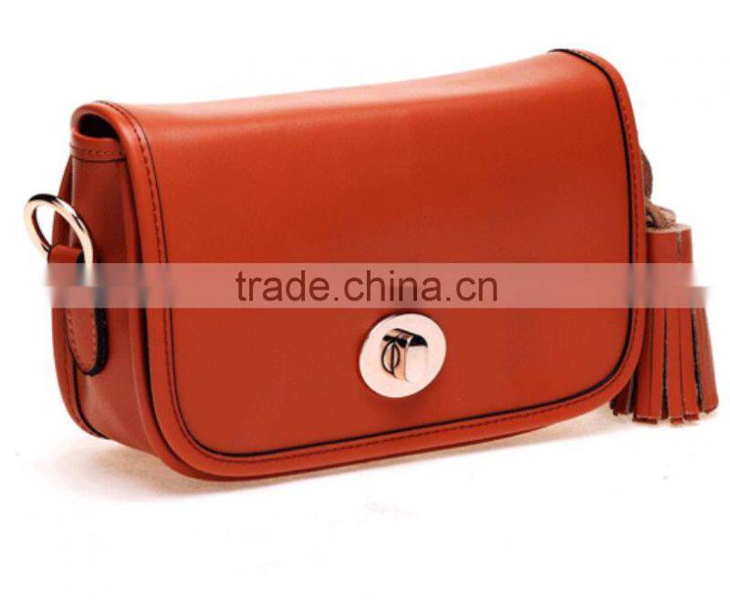 plain small cross bag leather women purse tote