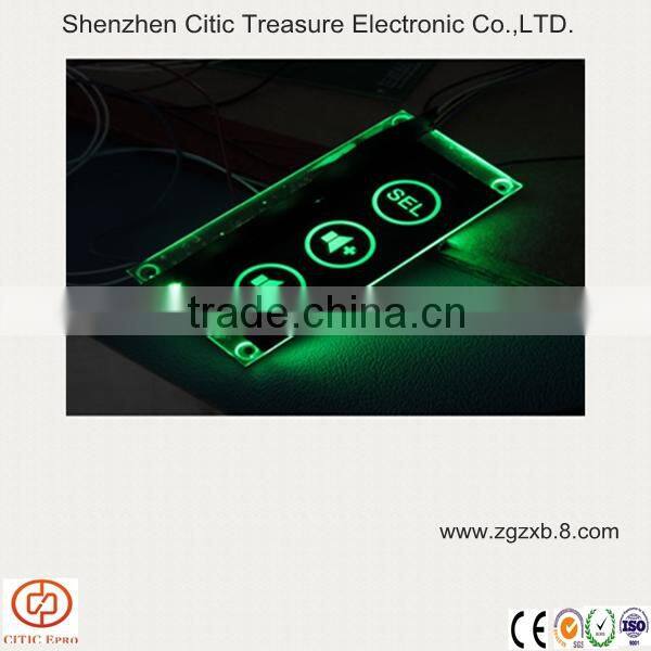Led touch illuminated keypad
