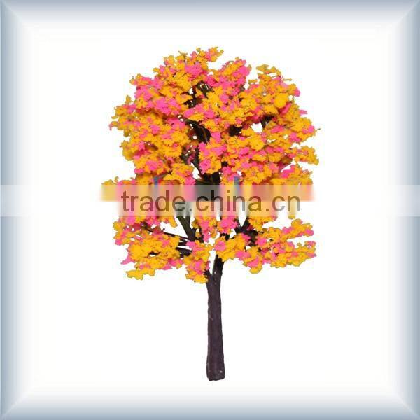 Colorful 3D decorated live christmas trees,CT007-19,model tree for layout,good quality model tree,decorative model tree
