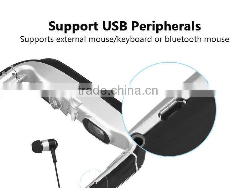 2015 new sale lowest price 3D Smart Video Glass E6-13 with portable 3d mobile theater, mini pc,