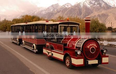 New Arrival Kids Ride Trackless Train Electric Tour Train for Sale