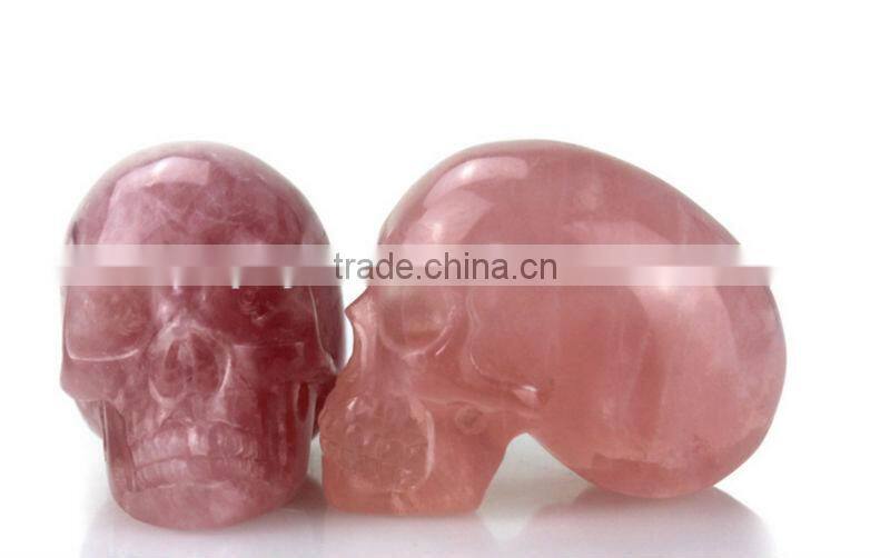 China natural crystal quartz skull,hand carved crystal skull for sale