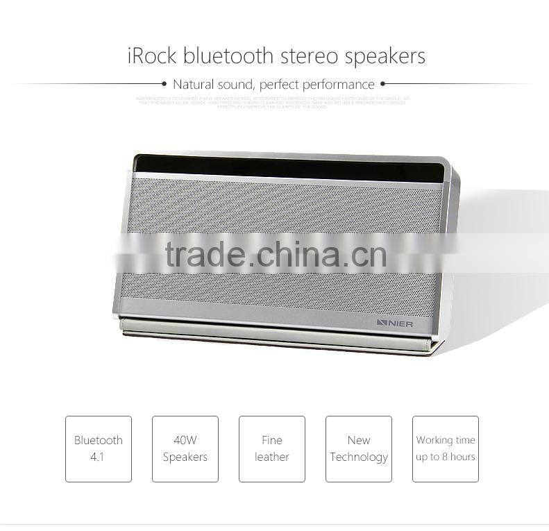 top quality powerful 40W bluetooth outdoor speaker with mic handsfree functions