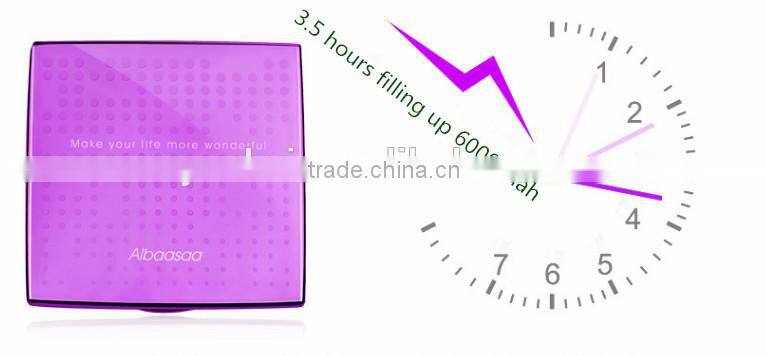 Hight quality products mi power bank 6000mah with led torch light portable power bank