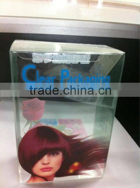 plastic PET PP clear packaging box