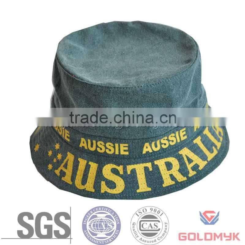 soft textile sport UV-protection floppy hat with string
