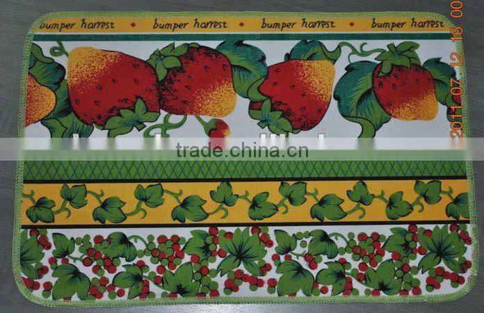 colorful design printed, good quality with cheap price door mat
