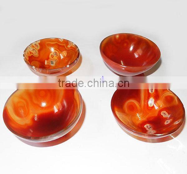 Red Onyx 3Inch Bowls | Wholesale Gemstone Bowls