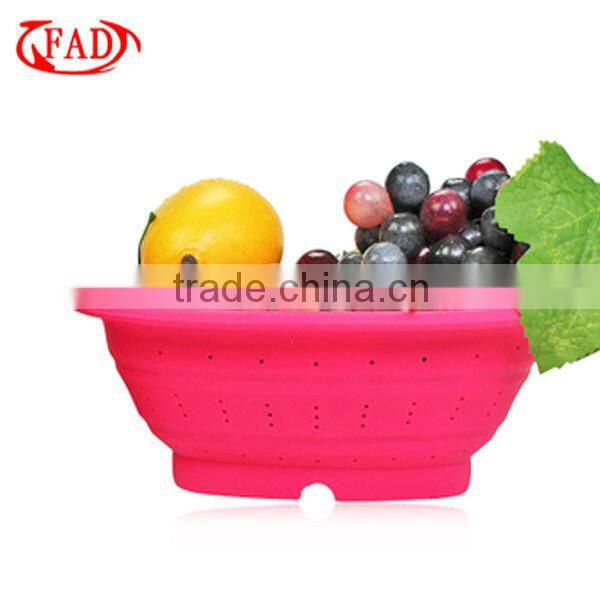 Blue Hello Kitty Hanging Baskets for Sale, Storage Vegetable Fruit Silicone Multifunctional Basket