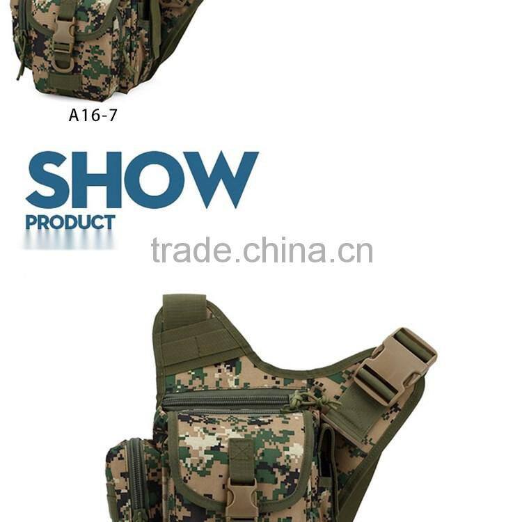 Outdoor travelling bag 800D army camouflage camera shoulder bag