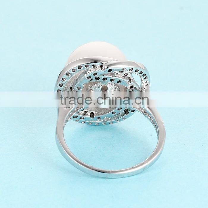 Ally Express Cheap Wholesale Ring Round Stone Women Accessrioes SRE168W