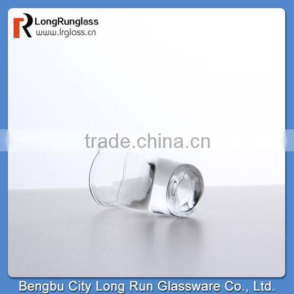 LongRun 0.4oz high quality heavy base crystal shot glass,wholesale