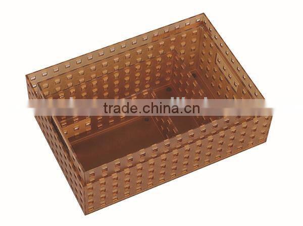 Multi-function Plastic Storage Box without Lid