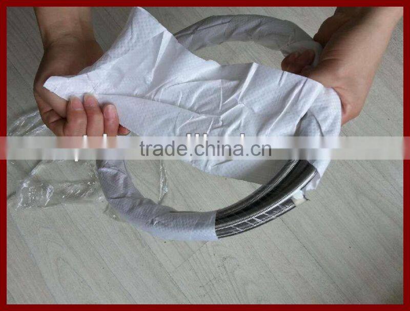PTFE hose braided with stainless steel, ss304 flexible hose