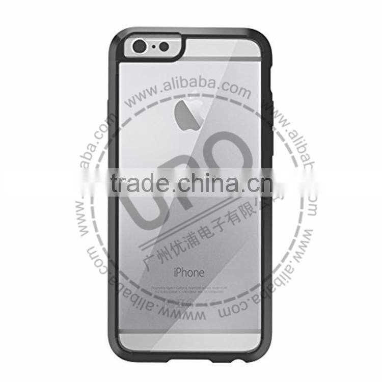 For iPhone 6 6s 7 Case,Hard back plastic PC+Tpu Crystal Clear Hard Phone Case