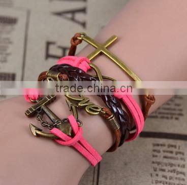 Woven fashion wrap handmade bracelet