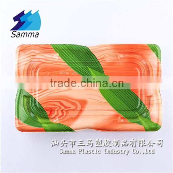 KW-0008ZMJ-YGN Plastic Blister Disposable Frozen Sushi Box
