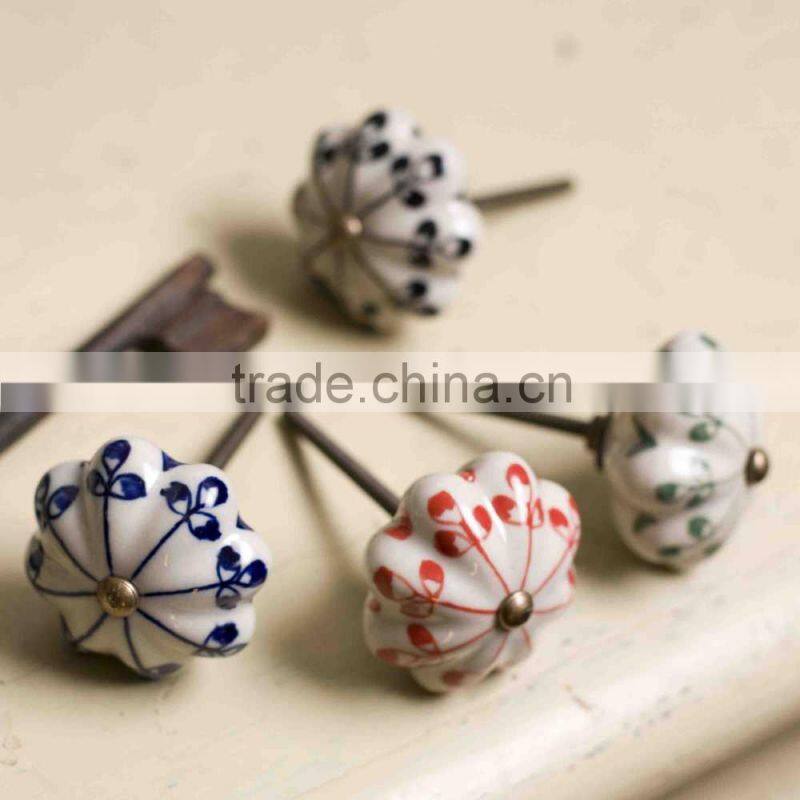 Ceramic Door Knobs/Wholesale Decorative Colorful Knobs/For Kitchen Cabinet,Door,Furniture Handles 02