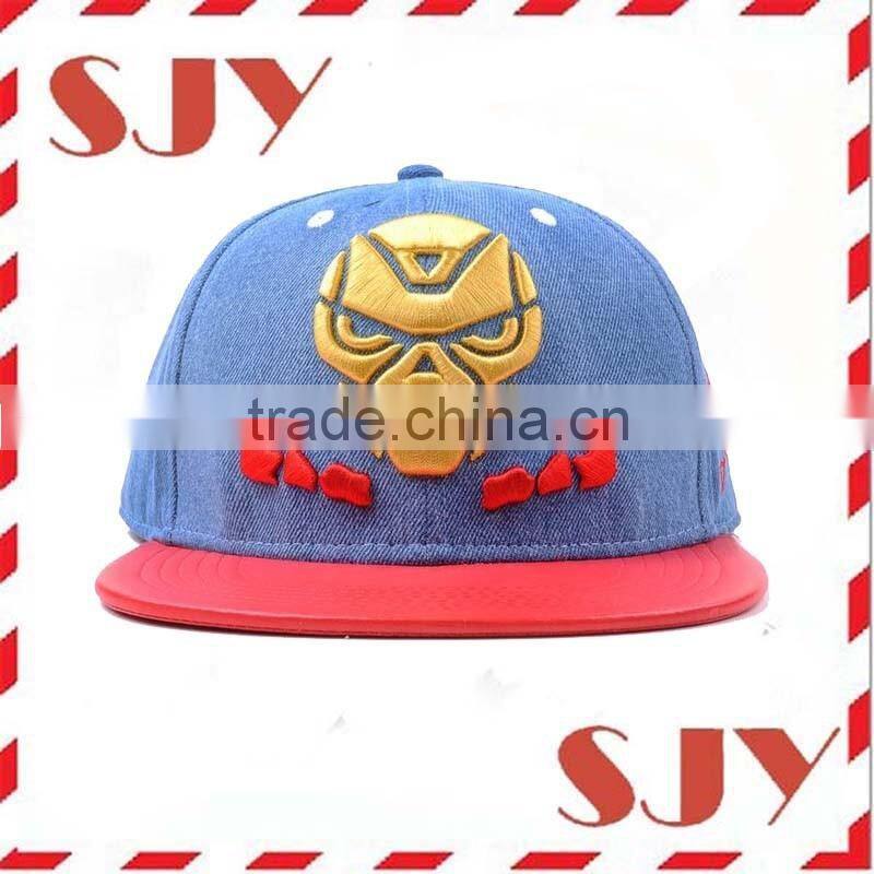 Splendid Custom 3D Embroidery Wool Acrylic snapback baseball cap