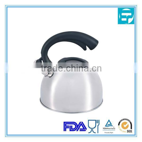 stainless steel whistling tea kettle with special handle