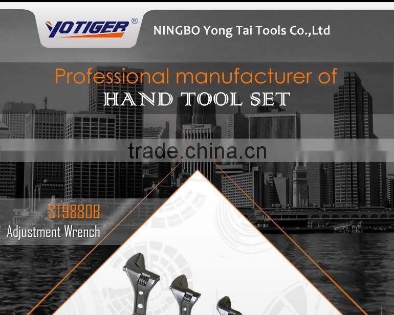 6" 8" 10" 12" Comfortalbe Handle Adjustable Wrench