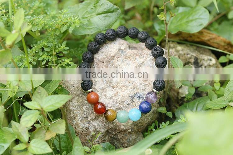 new design Jewelry Natural Stone bracelet lava stone bracelet