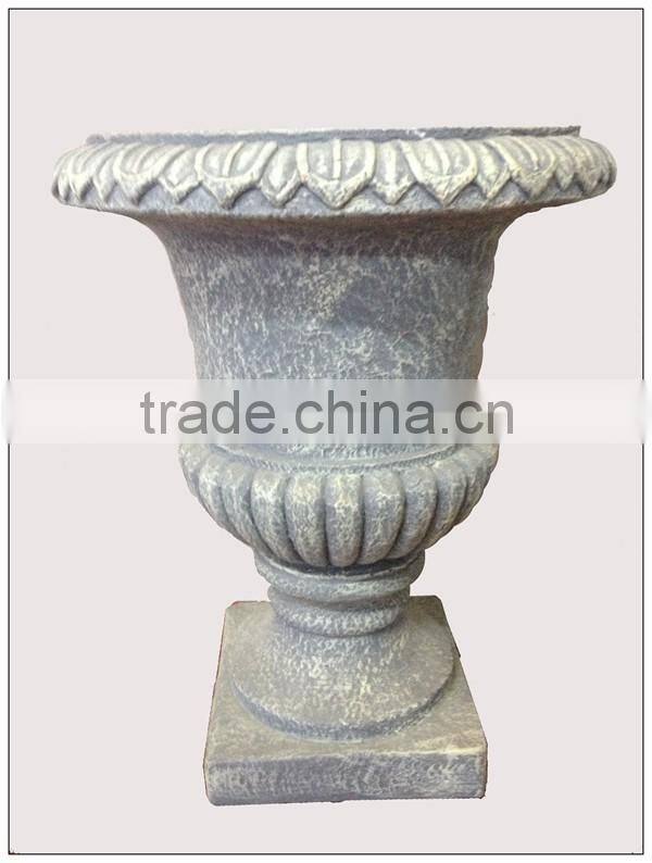 Outdoor large garden sculpture decoration ,huge concrete garden pot