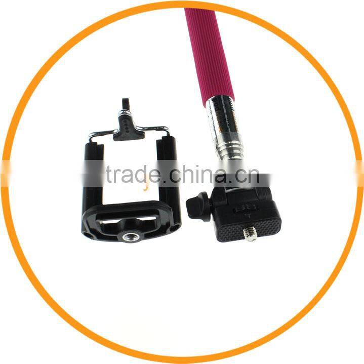 Z07-1+L ( U clip 5.5-8.5cm) Mobile Phone Monopod for Note 3 S5 S4 S3, 5G 5C 5S from dailyetech