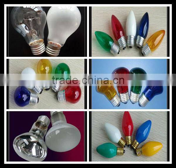 E27 B22 40W 60W 75W 100W incandescent clear frosted bulb