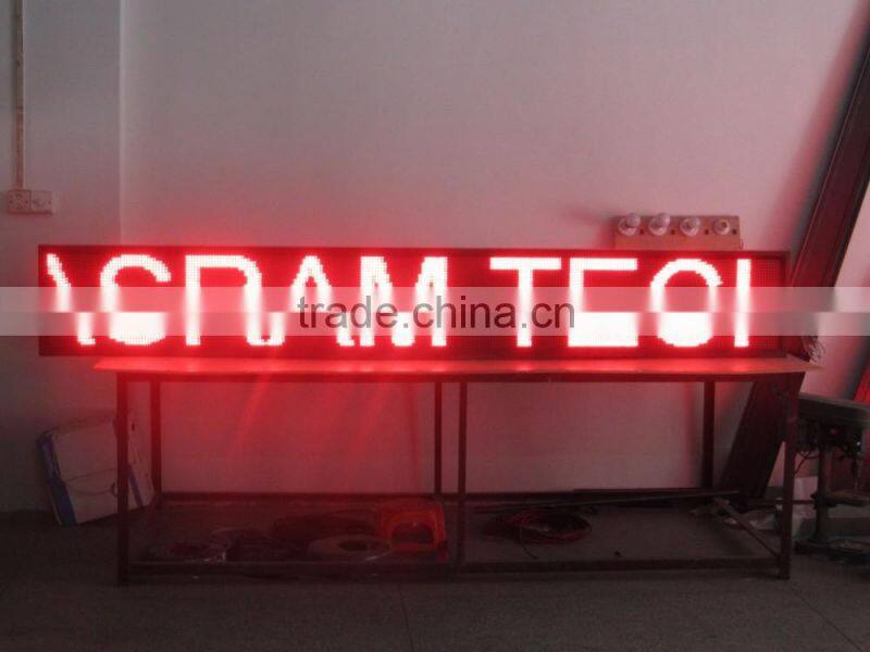 Digital led running display signs P10 smd led moving board for door head display