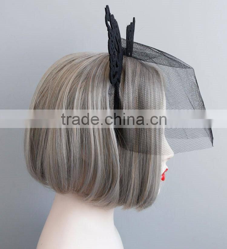 MYLOVE with net cool cat ear headband hair hoop for halloween