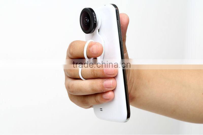 Magnetic 180 degree distortion fisheye lens for cell phone