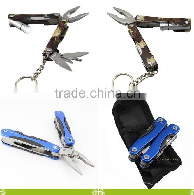 Portable Stainless Steel Folding Multifuction Pliers,Survival Camping Pocket Knife Plier,Safety Plier Rescue Outdoor Plier Tool
