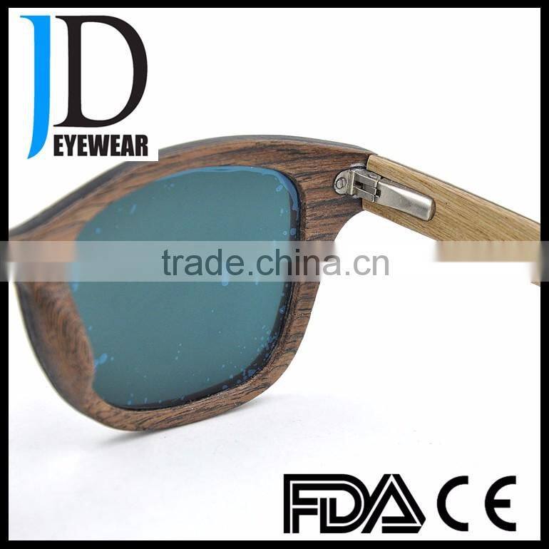 High Quality Wholesale Fashion Polarized Wooden Sunglasses