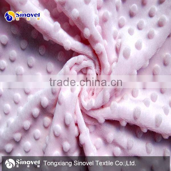 Tricot brushed fabric/100% Polyester brushed fabric/Speckled velvet