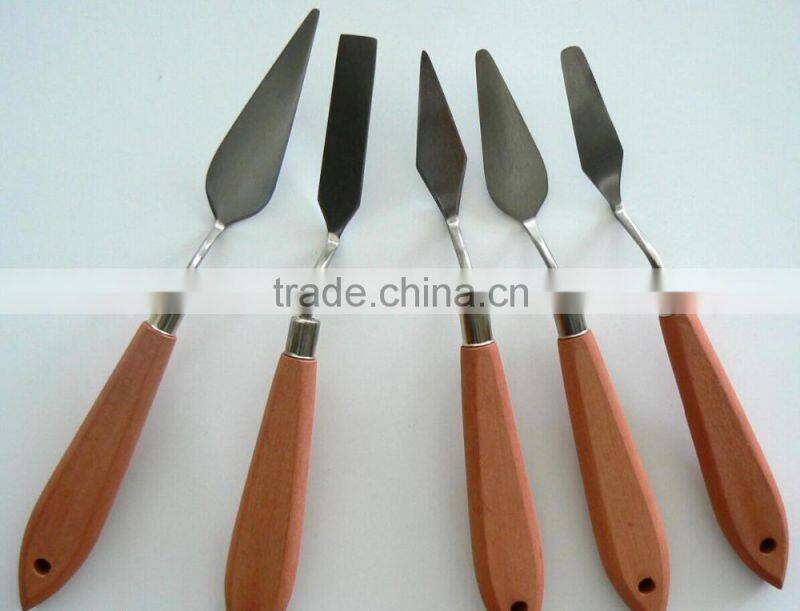 original color 5 pieaces set palette knife